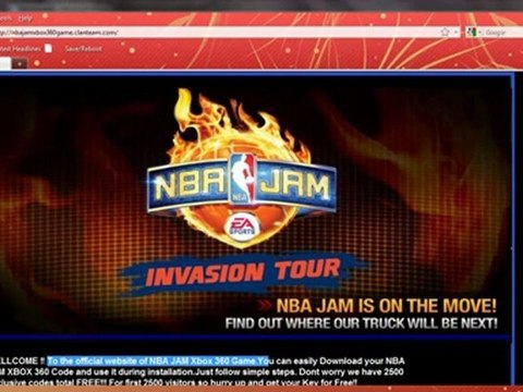 NBA JAM XBOX 360 100% GEUNINE CODES & CRACKS