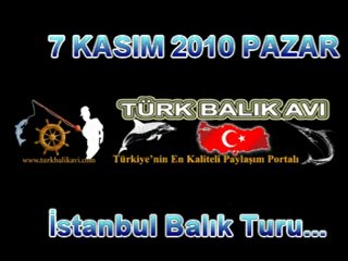 7 Kasım İstanbul Balık Turu