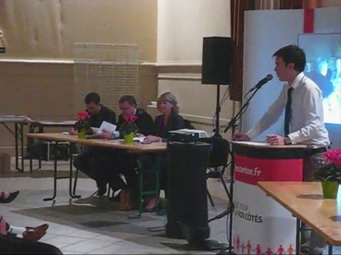 Cantonales 2011, allocution d'Aurélien BERNICCHIA