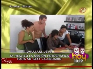 Primeras imagenes del calendario William Levt (HOY)
