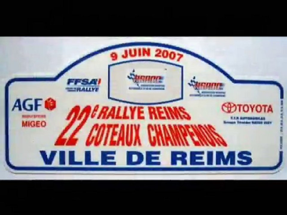 Rallye Reims Coteaux Champenois 2007 2ème partie
