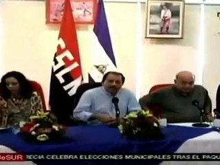 Insulza sobrevoló por invitación de Ortega las márgenes d