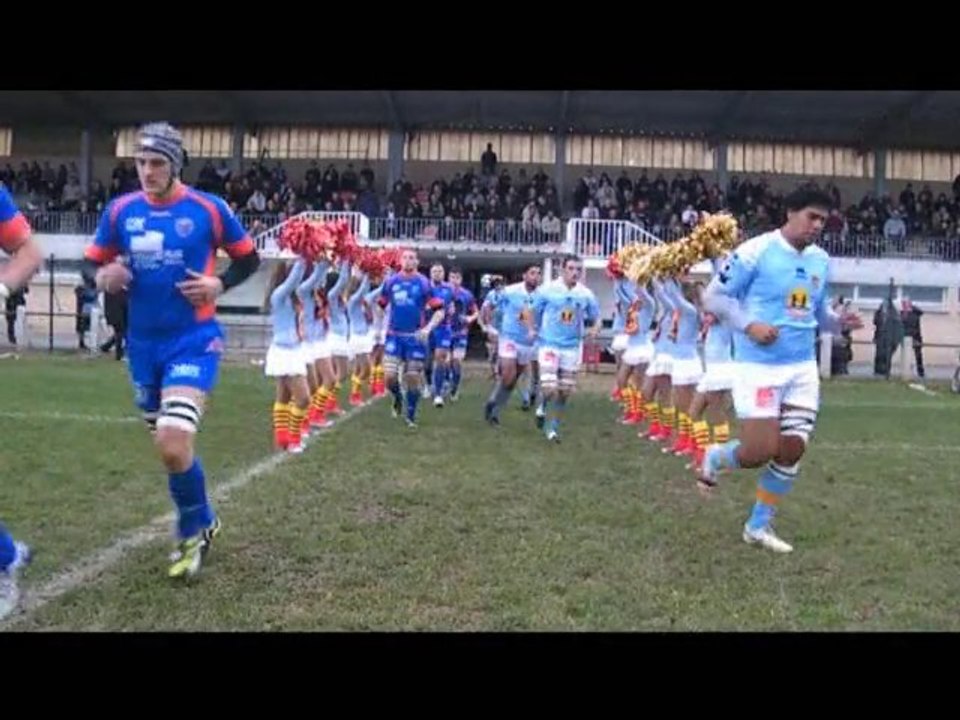 les flammes usap espoir VS GRENOBLE 2010
