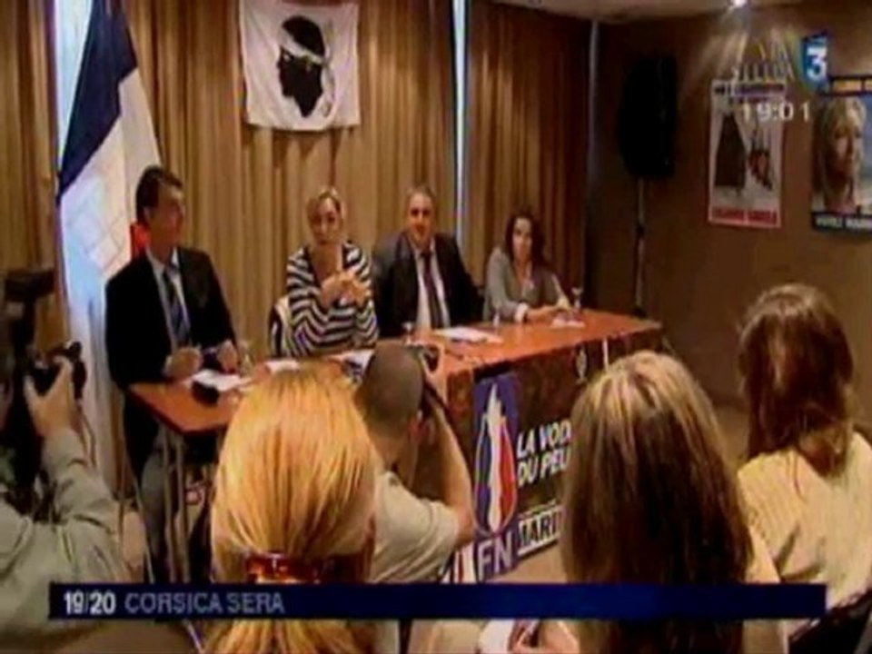 Marine Le Pen en Corse - 7 novembre 2010