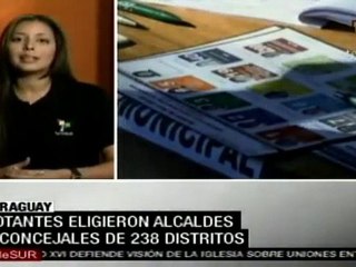 Más de 55% de abstención en Elecciones Municipales de Para