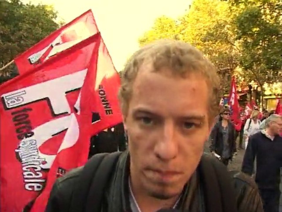 Manifestation contre la réforme des retraites