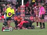 Un arbitre de rugby mis chaos