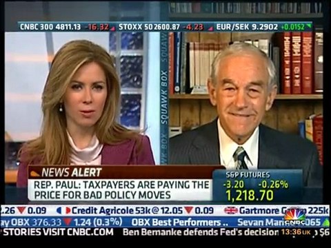 CNBC Squawk Box with Ron Paul Nov. 8th 2010.