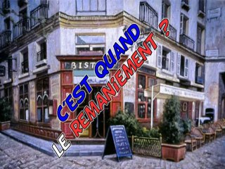 Brève de comptoir- Le remaniement ministériel