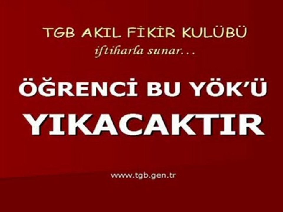 Öğrenci Bu Yök'ü Yıkacaktır ! www.blogcaner.net