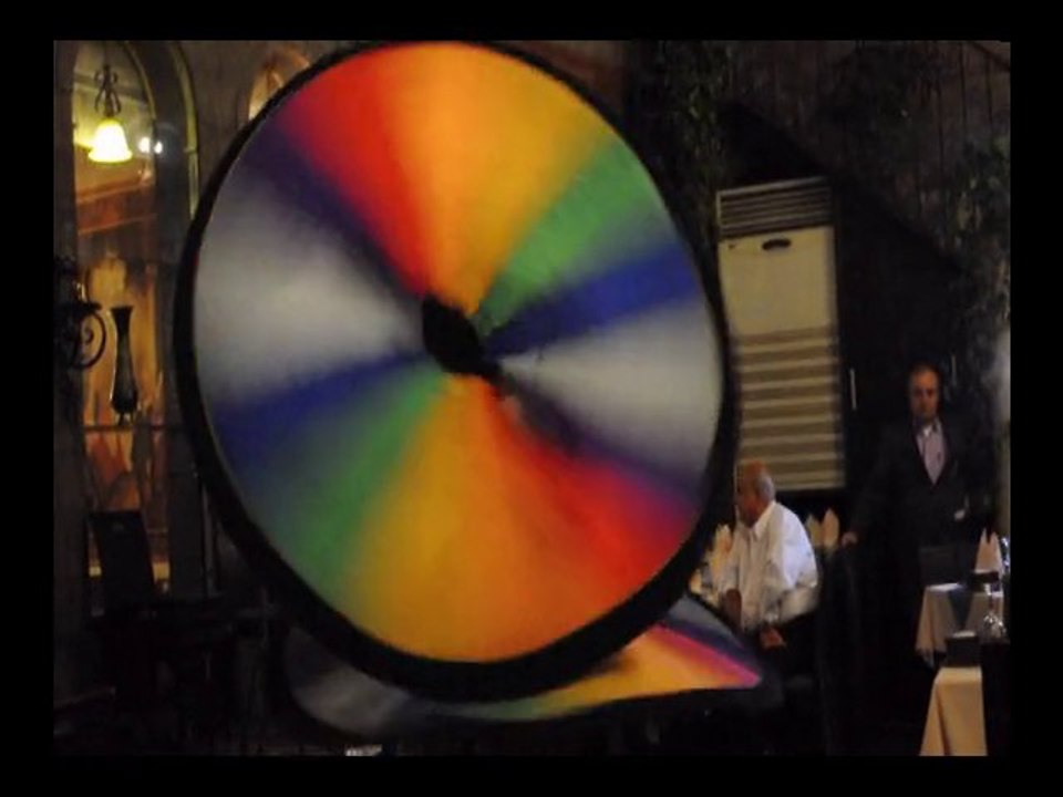 Derviche tourneur à Damas en Syrie