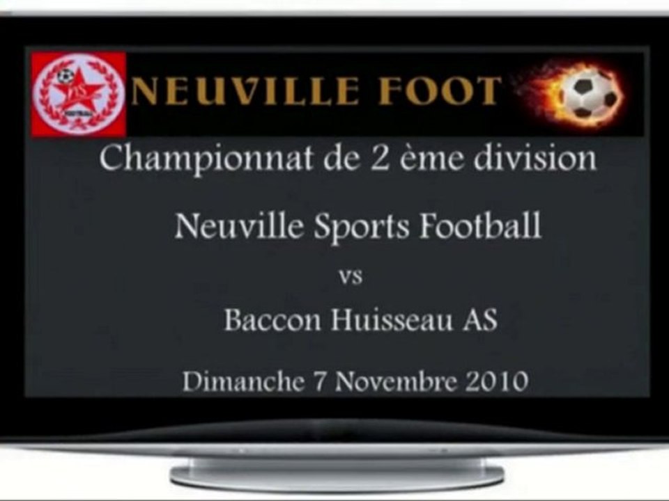 Neuville sp1-Baccon Huisseau AS