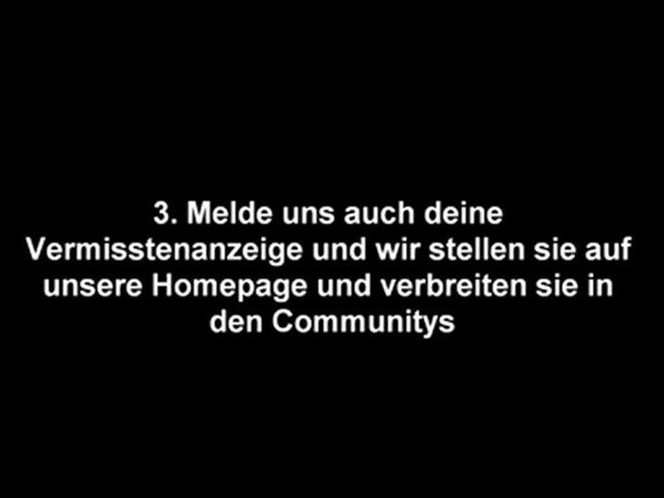 Vermisste Kinder Suchen Helfen! Wir helfen!