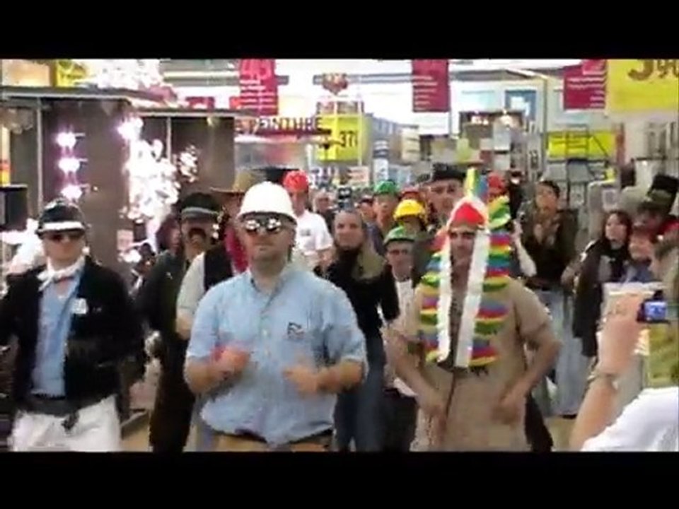 FLASH MOB castorama vandoeuvre