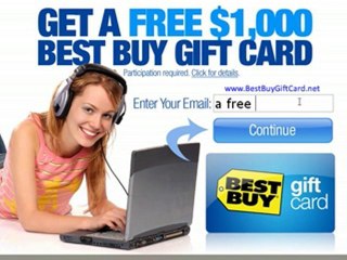 CLAIM YOUR $1000 BEST BUY GIFT CARD