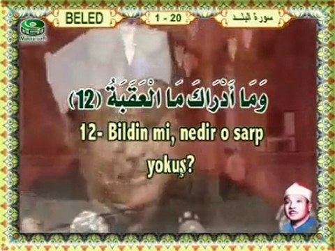 Abdüssamed _ Beled Suresi (görüntülü mealli muazzam kıraat)