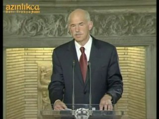 Η δήλωση του Πρωθυπουργού, Γιώργου Α. Παπανδρέου