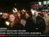 El obispo mexicano Vera López recibe el premio Rafto de Derechos Humanos