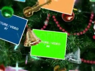 Decorate a Christmas tree time lapse After Effects project