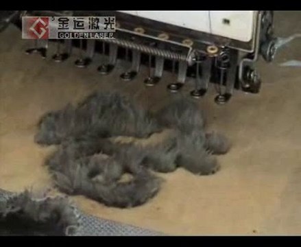 Applique Embroidering Laser Machine Demo