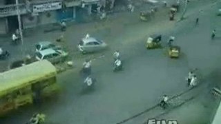 Traffico pazzo in India