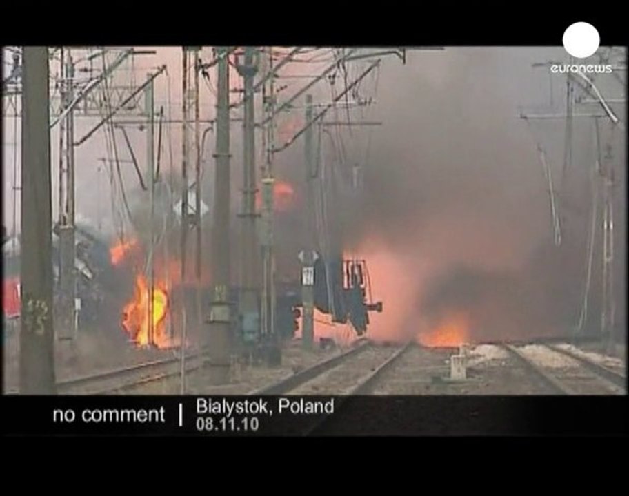 Oil tanker inferno - no comment