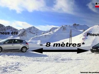 Fulda Freinage sur la neige été Vs hiver