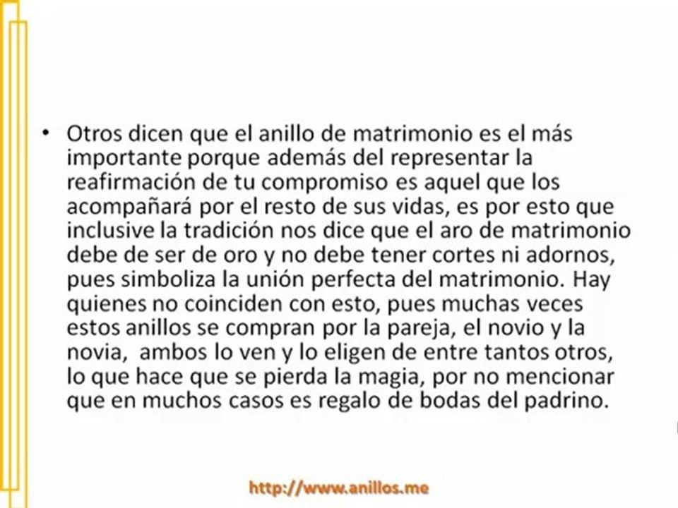 Diferencia entre anillos de compromiso y anillos de matrimon