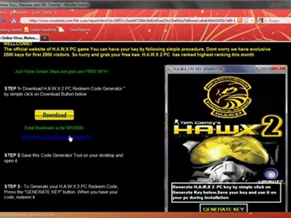 TOM CLANCY HAWX2 PC CRACKS, KEYS WITH GUARANTEE WORKING