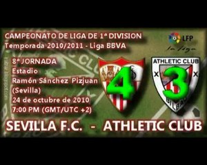 Jor.8: Sevilla F.C. 4 - Athletic 3 (24/10/10)
