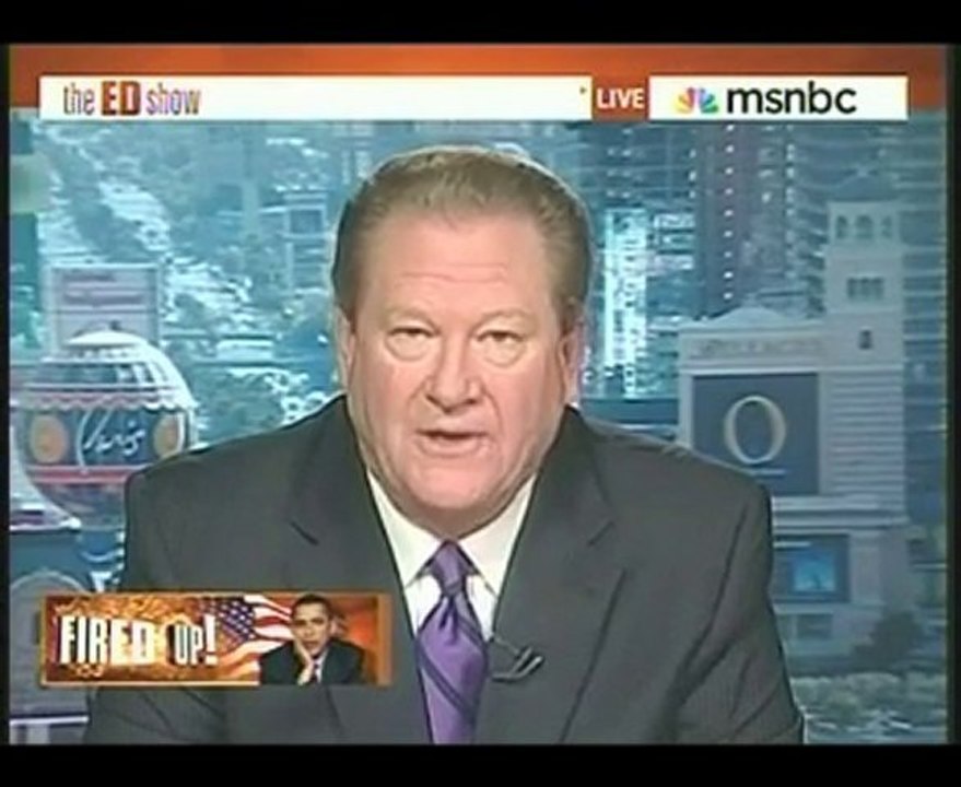 Ed Schultz Admits MSNBC In The Tank For Obama On Air