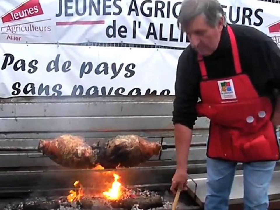 Les agriculteurs de l'Allier chez Bigard