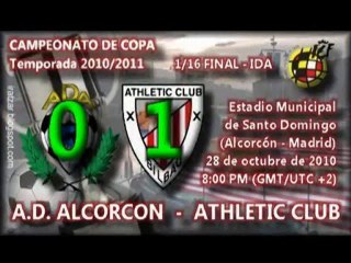 1/16 Copa (ida): A.D. Alcorcon 0 - Athletic 1 (28/10/10)