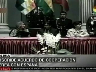Bolivia y España suscribieron Acuerdo de Cooperación Aérea