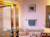 Sacramento CA Home for Sale 3 Bedrooms 2 Bath Belfont Circl