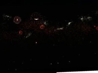 Feu d'artifice à Carcassonne : Les bouquets