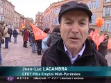 Grève et manifestation chez Pôle emploi en Midi-Pyrénées