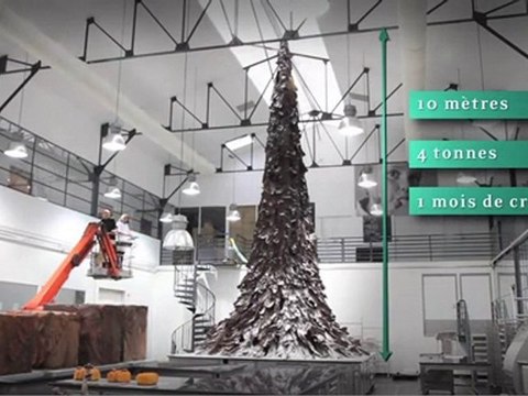 Le sapin de Noël en chocolat de Patrick Roger