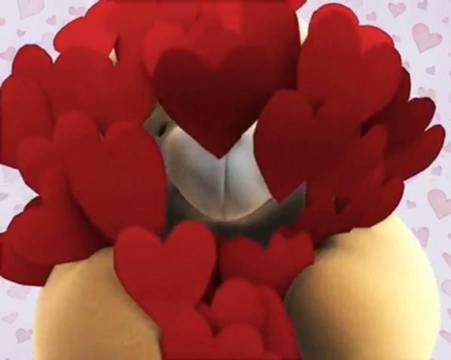 val holding hearts