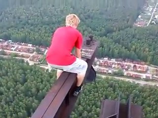 Walk like a BOSS on 900ft tower