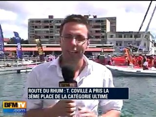 Coville prend la 3e place de la Route du Rhum