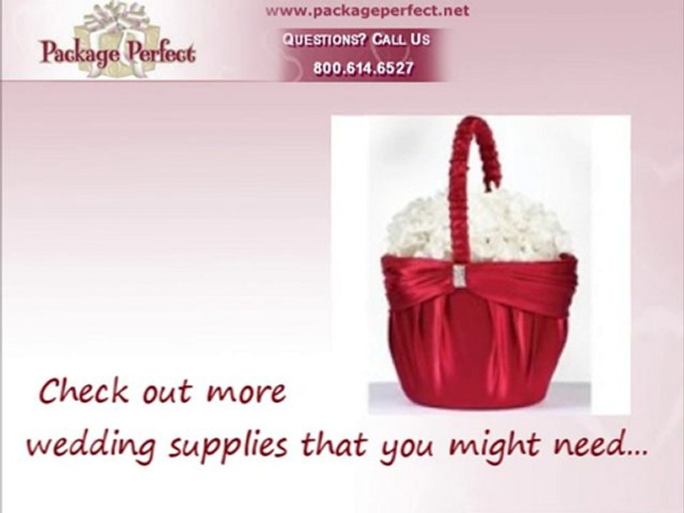 Various Flower Girl Basket