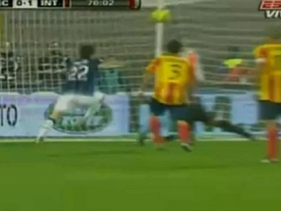 inter  de milan gol Milito  10-11-2010
