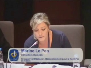 08-11-10- 5 -Marine Le Pen sur l'aide à une boucherie hallal