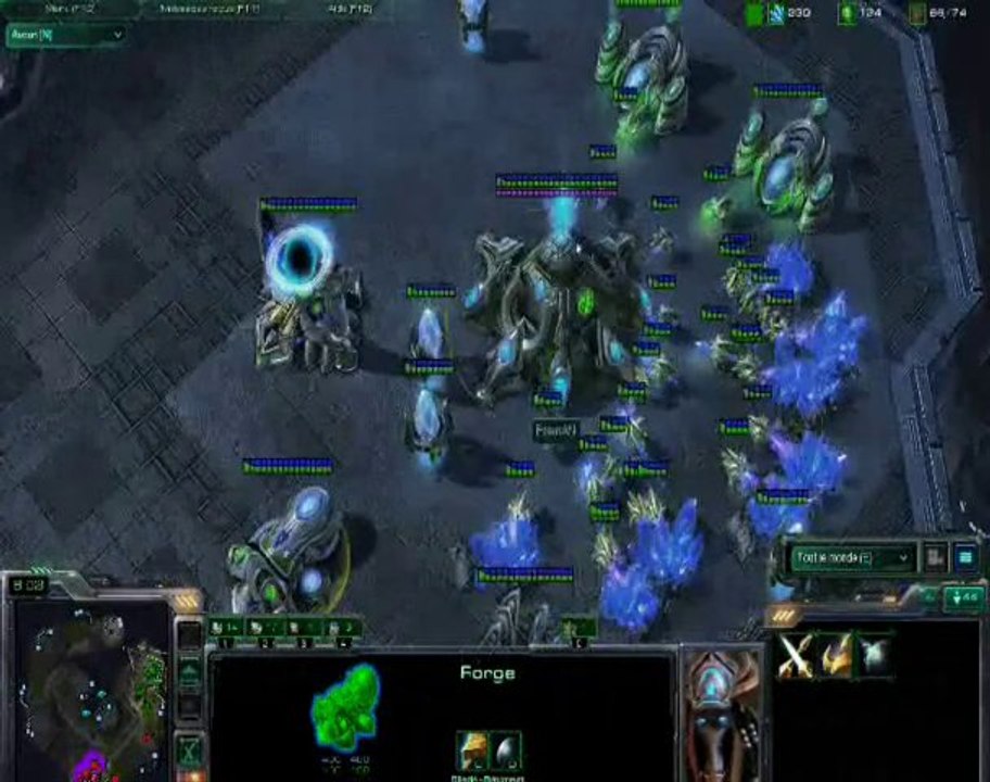 Match Starcraft II: FremAN (P) vs MadFrog (Z) par Zerator