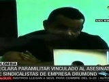 Audiencia de paramilitares colombianos implicados en asesinato de sindicalistas de Drummond