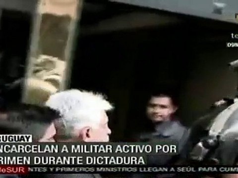Encarcelan a general activo por crimen durante dictadura en Uruguay