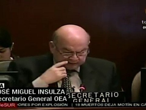 Insulza propone reunión de Comisión Binacional Nicaragua-Costa Rica, acompañada de OEA