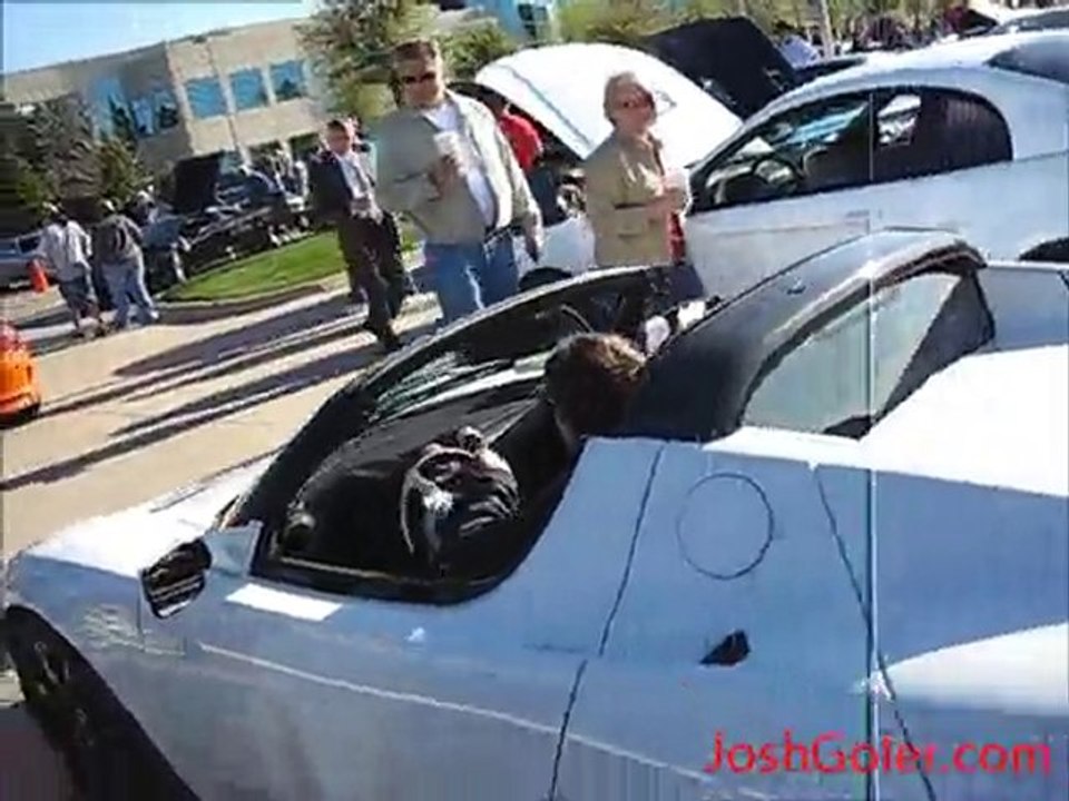 White Tesla Roadster  Sport- Stealth Speed