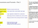 Web Analytics Training: Goal Conversions and Funnels - P1